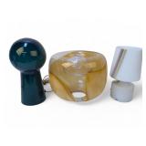 MCM & more Colored Glass Lamps, Shades