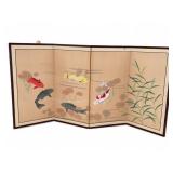 Japanese 4-Panel Folding Screen