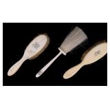 Antique French Carved Grooming Set