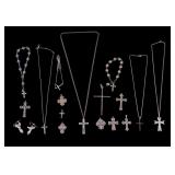 Sterling Christian Crosses and Necklaces