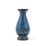 Japanese Cloisonne Pear-Shaped Vase
