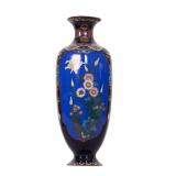 Japanese Meiji Cloisonne Floor Vase