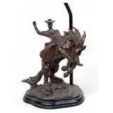 Western Bronco Buster Lamp