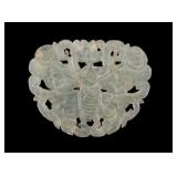 Chinese Carved Jade Butterfly Pendant