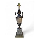 Marble & Brass Urn Table Lamp