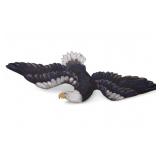 Huge Painted Bald Eagle Wood Wall Decoration