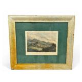 Antique Hand-Colored Engraving