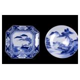 Japanese Blue and White Charger Plates