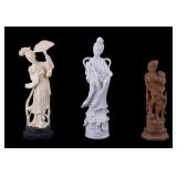 Decorative Female Figural Sculptures (3)