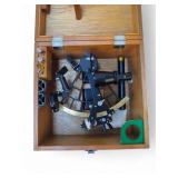Vintage Japanese Sextant Set w/ Paperwork