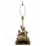 Porcelain Figural Lamp