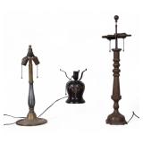 Bradley & Hubbard Cast Metal Lamp +