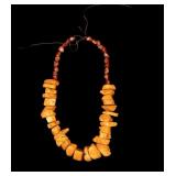 Large Orange Coral Strand