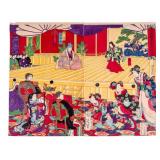 Toyohara Chikanobu (1838-1912) Original Woodblock