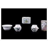 Chinese Porcelain Famille Rose Ink Well and Pots