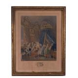 18C French Engraving "Le Couche de la Mariee"