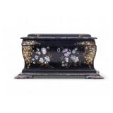 Victorian MOP Inlaid Jewelry / Sewing Box