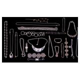 Silver Tone Costume Jewelry, Watches
