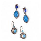 Pairs of Sterling Silver Earrings (2)