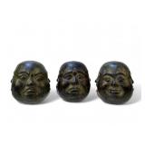 Four Faces of Buddha Sculptures (3)