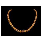 Natural Amber Beaded Necklace
