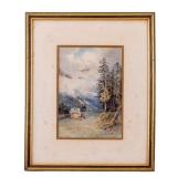 Signed Original W/C by John Varley