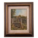 Vintage O/c, Signed "Clarke"
