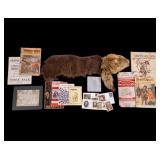 Fur Hat & Pelt, Daniel Boone Literature, Ephemera
