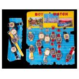 Vintage Japan Toy "Boy Watch" Grouping