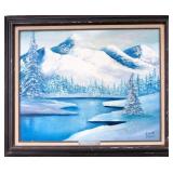 Oil on Canvas "Blue Splendor"
