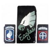 173rd & 82nd Airborne & PHL Eagles Slate Plaques