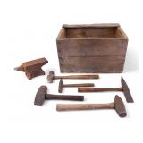 Blacksmith Anvil + Hammers