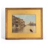 Framed Tinted Photo/Painting of Venice Italy