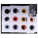 Ten Vintage 45 Records, more