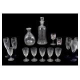 Vintage Stemware w/ Decanters