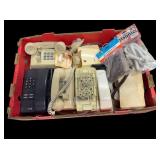 Four Vintage Corded Phones