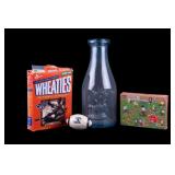 Oversize Blue Bottle, Vintage Sports Collectibles