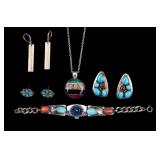 Simplicio Seiko & Other Sterling and Stone Jewelry