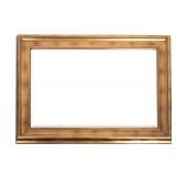 Gold Painted Rectangle Wall Mirror