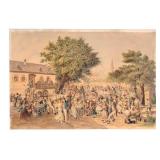 Karl Fabro (Austria 19th C) Original Watercolor