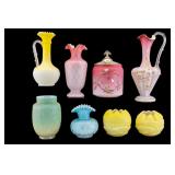 Fenton Colorful Art Glass Pieces (8)