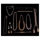 Vintage Rhinestone Costume Jewelry