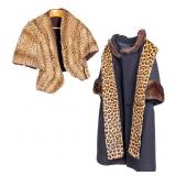 Wool Cape and Fur Collars