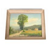 Franklin Howard Oil on Canvas Landscape
