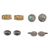 18k Gold Cufflinks + Alpaca & other Cufflinks
