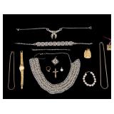 Costume, Designer Jewelry + Gruen Watch