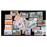 Vintage Japanese, Korean, U.S. Military Post Cards