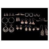 Sterling Silver Earrings (15 prs)