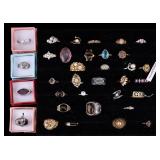 Costume and Gold Plated Rings (34)