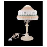 1930s Boudoir Lamp w/ Hand Painted Shade